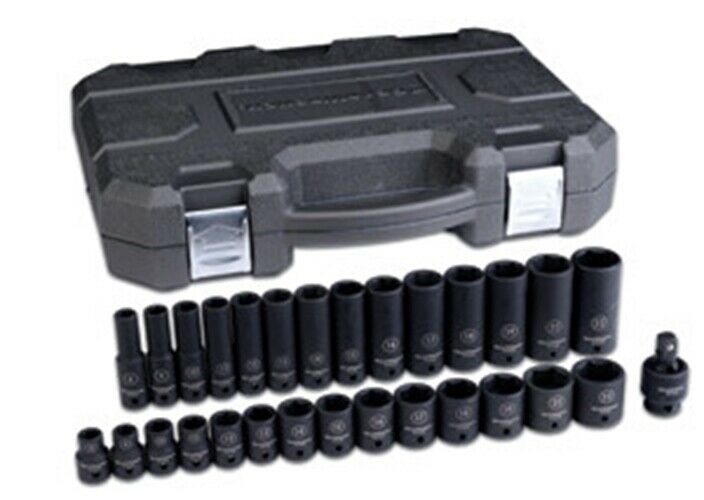 GEARWRENCH 29 Pc 3/8" Drive 6 pointMetric Standard and Deep KD84925N