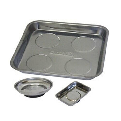 GRIP-ON-TOOLS 3 pc Magnetic Parts Tray Set GR67456