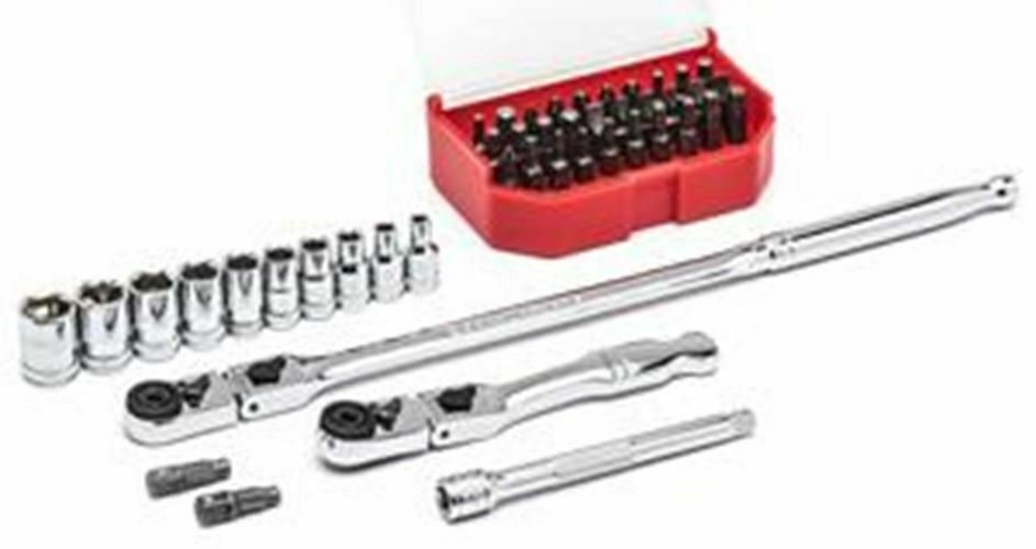 GEARWRENCH 45 Pc. Slim Head Ratchet Set KD81032