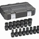 GEARWRENCH 15 Pc. 3/8" Drive 6 PointMetric Universal Impact Socket KD84918N