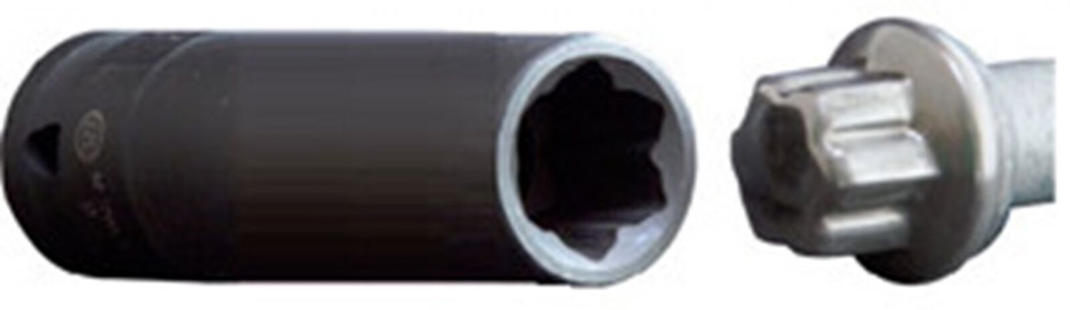 ASSENMACHER 17MM Flower Shape Lug NutSocket AHM17XLWS