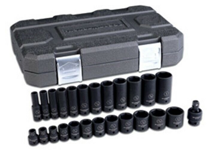 GEARWRENCH 25 Pc 3/8" Drive 6 Point SAEStandard and Deep Impact KD84919N