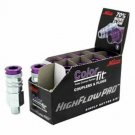 MILTON 1/4" NPTM Coupler ColorFit V-Purple HIGHFLOWPRO MI765VC