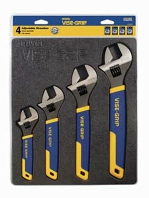 VISEGRIP 4 Piece Adjustable Wrench Set VG2078706