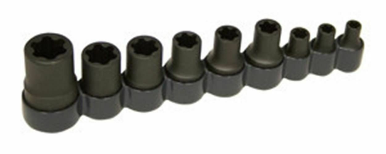 LISLE External Torx Plus Socket Set1/2" Drive E6 - E18 LS83100
