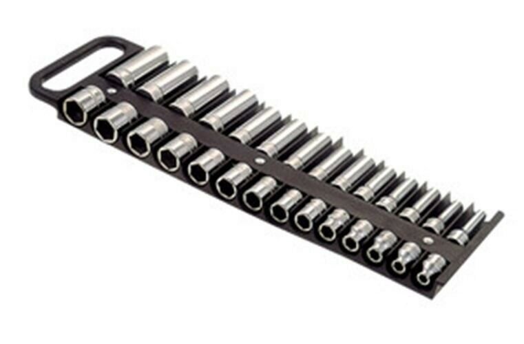 LISLE 3/8" 28PC SOCKET HOLDER BLACK LS40210