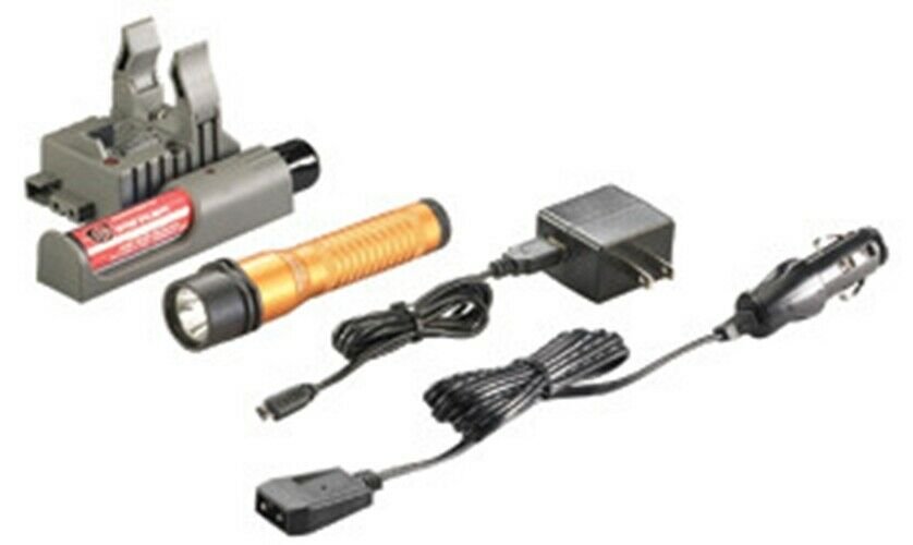 STREAMLIGHT Strion C4 LED Orange PiggybackFlashlight SG74360