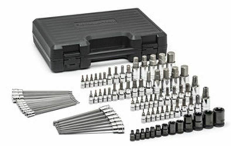 GEARWRENCH 84 Piece SAE/Metric Hex andTorx?? Bit Socket Set KD80742