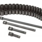SUNEX 43 Pc 1/2" Dr. Metric Master SU2569 2569