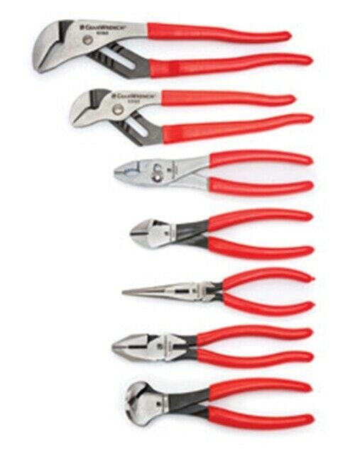GEARWRENCH 7-Pc Assorted Plier Set DippedHandle KD82116
