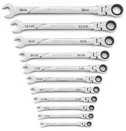 GEARWRENCH 11 Piece Flex  Spline SAE120XP&Aring;&cedil;?? XL Combo Ratcheting KD86247