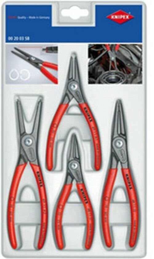 KNIPEX 4 Piece Circlip Pliers Set KX002003SB
