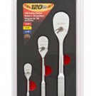 GEARWRENCH 3-Pc Full Polish Mixed RatchetSet (120XP) KD81206P