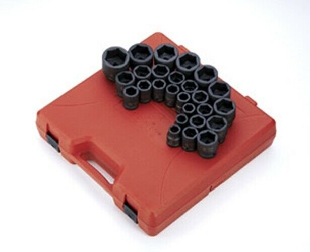 SUNEX TOOL 3/4" Drive 26 Piece MetricImpact Socket Set SU4692