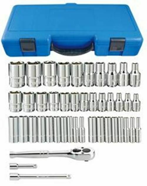 KING TONY 47 Piece 1/4" Drive Socket Set  KTA2505CR