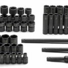 SK HAND TOOL 39 Piece Metric Impact MasterSet 1/4" Drive SK31036