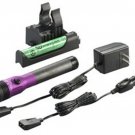 STREAMLIGHT Purple Stinger LED HL AC/DCwith Piggyback Charger 640 Lum SG75482