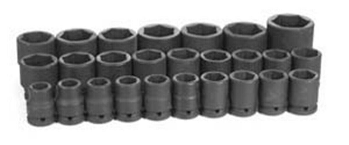 GREY PNEUMATIC 3/4" Drive 19-50mm 26 PieceMetric Master Set GY8026M