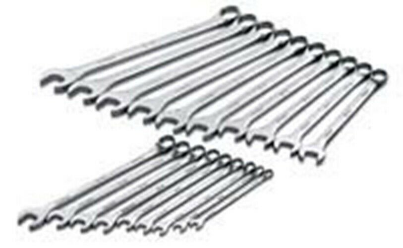SK HAND TOOL 19 Piece 12 Point Metric LongPattern Combination Set SK86037