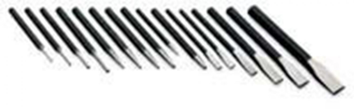 SK HAND TOOL 16 Piece Punch and Chisel Set in Case SK6016