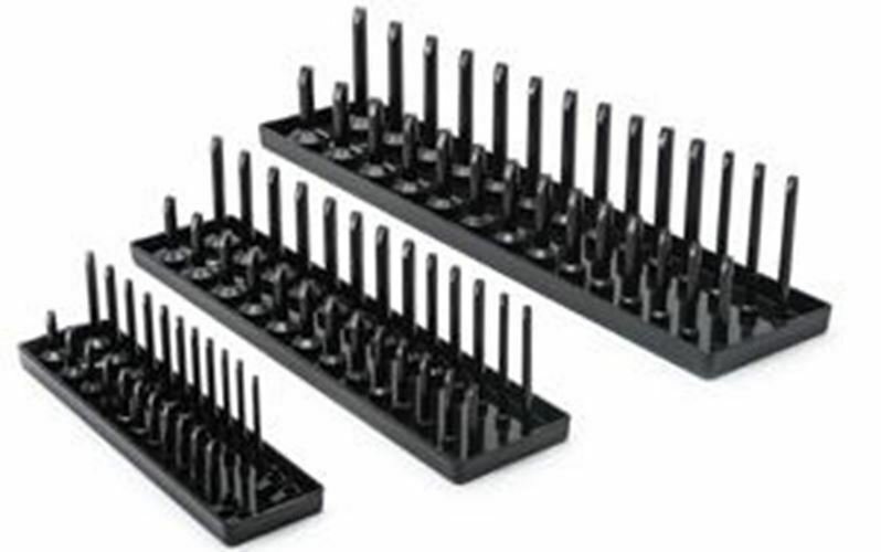 GEARWRENCH 3 Piece Black SAE Socket Tray Set KD83118