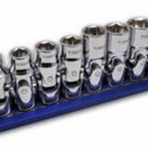 VIM TOOLS 9 Pc Flex Metric Socket Set1/4" Drive VMVUM400