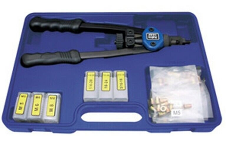 ASTRO PNEUMATIC Metric and SAE 13"ThreadSetting Hand Riveter kit AO1442