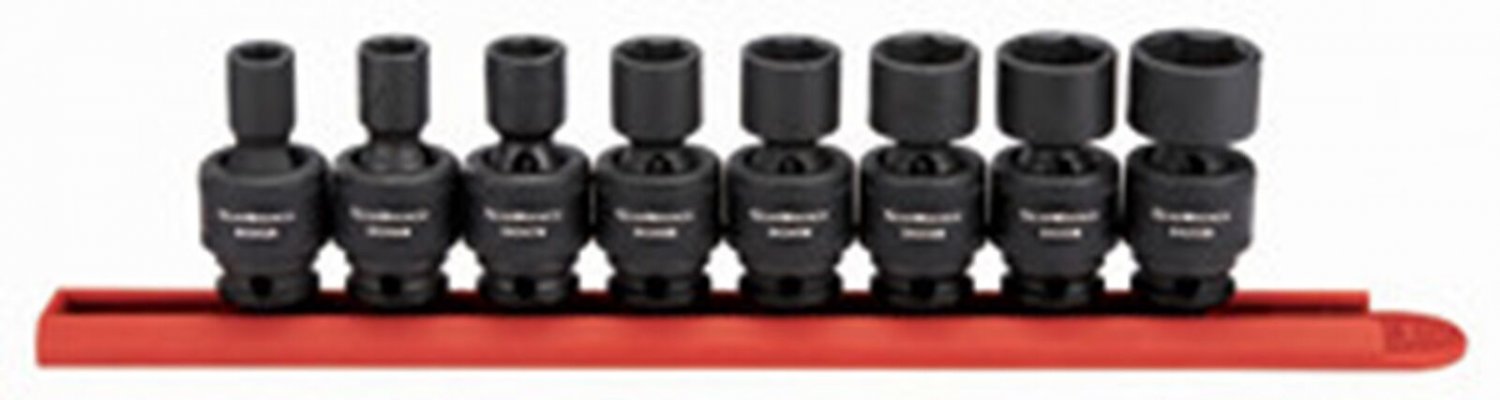 GEARWRENCH 8 Pc. 3/8" Drive 6 Point SAEUniversal Impact Socket Set KD84917N
