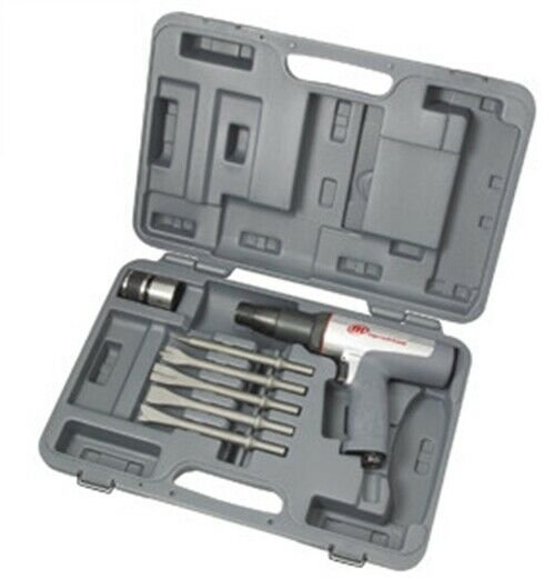 INGERSOLL RAND Long Barrel Air Hammer Kitwith Chisels IR118MAXK