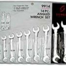 SUNEX TOOL 14 Piece Angle Wrench Set3/8" to 1-1/4" SU9914