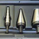 VISEGRIP 4-PC Unibit Step Drill SetsHSS #1  2  4  and 21 sizes VG10225