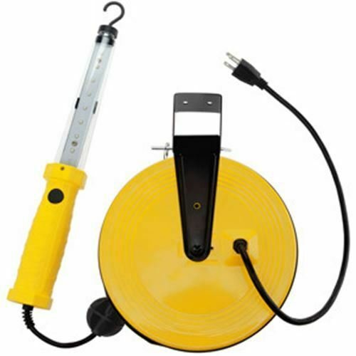 BAYCO 1200 Lumen LED Work Lightw/Magnetic Hook on Retractable BYSL-866