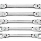 GEARWRENCH 5 Piece SAE Flex Flare NutWrench Set KD81910