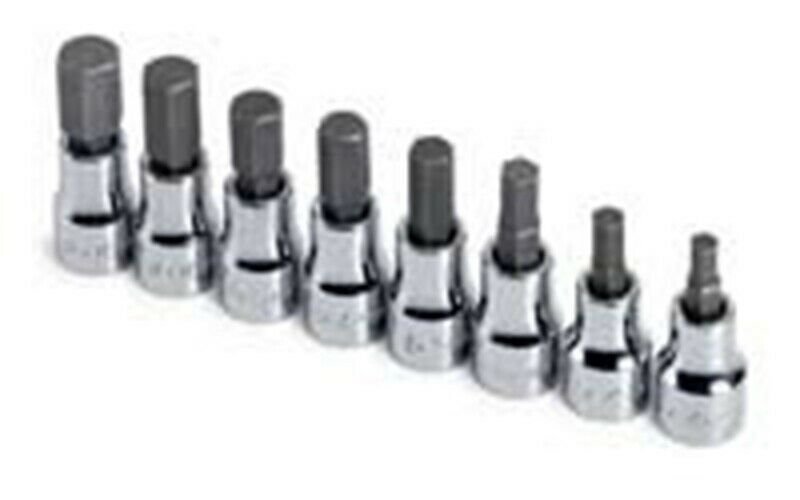 SK HAND TOOL 8 Piece Hex Bit Set 3/8" Drive SK19708