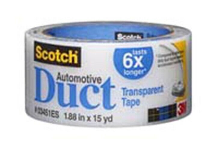 3M COMPANY 1.88"x15 Yard AutomotiveTransparent Duct Tape MM03451