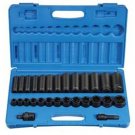 GREY PNEUMATIC 1/2" Dr 28 Piece SAE Standard& Deep Set GY1328RD