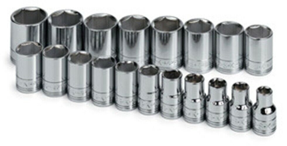 SK HAND TOOL 19 Piece 6 Point StandardSocket Set 1/2" Drive SK1959