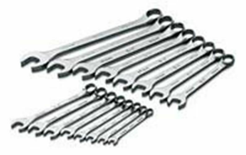 SK HAND TOOL 16 Piece 12 Point SuperKromeMetric Combination Wrench Set SK86223