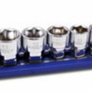 VIM TOOLS Dual Drive Metric ShallowChrome Sockets Set VMDDM400