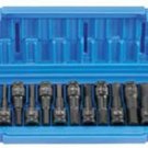 GREY PNEUMATIC 1/2" Drive 18 Piece Combo HexDriver SAE/Metric Set GY1598HC