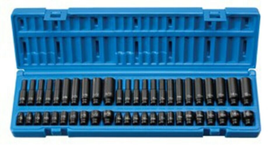 GREY PNEUMATIC 1/4" Drive Standard and DeepFraction and Metric Master Set GY9748