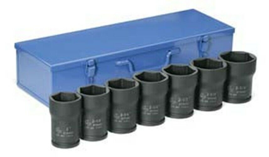 GREY PNEUMATIC 3/4" Drive 7 Piece TruckPinion Locknut Set GY8370