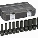 GEARWRENCH 10 Pc. 1/2" Drive 6 Point SAEDeep Universal Impact Socket KD84943N