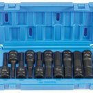 GREY PNEUMATIC 1/2" Drive 10 Piece MetricHex Driver Set GY1498MH