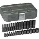 GEARWRENCH 28 Pc 1/4" Dr Metric ImpactSocket Set KD84901