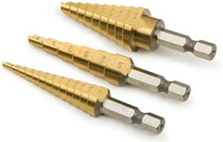 TITAN 3 Piece Step Drill Set TN16503