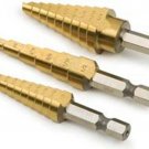 TITAN 3 Piece Step Drill Set TN16503
