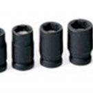 GREY PNEUMATIC 1/4" Drive 9 Piece MagneticImpact Socket Set GY9709G