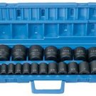 GREY PNEUMATIC 1/2" Drive 19 Piece StandardLength Fraactional Master Set GY1319