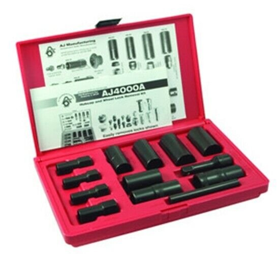 KEN TOOL 13 Piece Deluxe Lug Wheel LockRemoval Set KN30171
